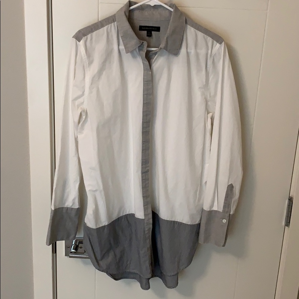 Wmms Banana Republic Tunic Blouse